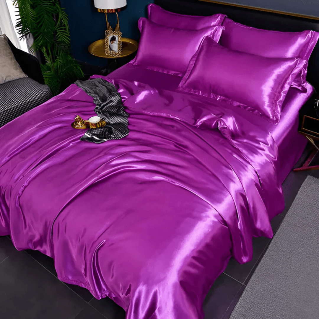 Parure de lit confortable en polyester pour un confort ultime et de beaux rêves.