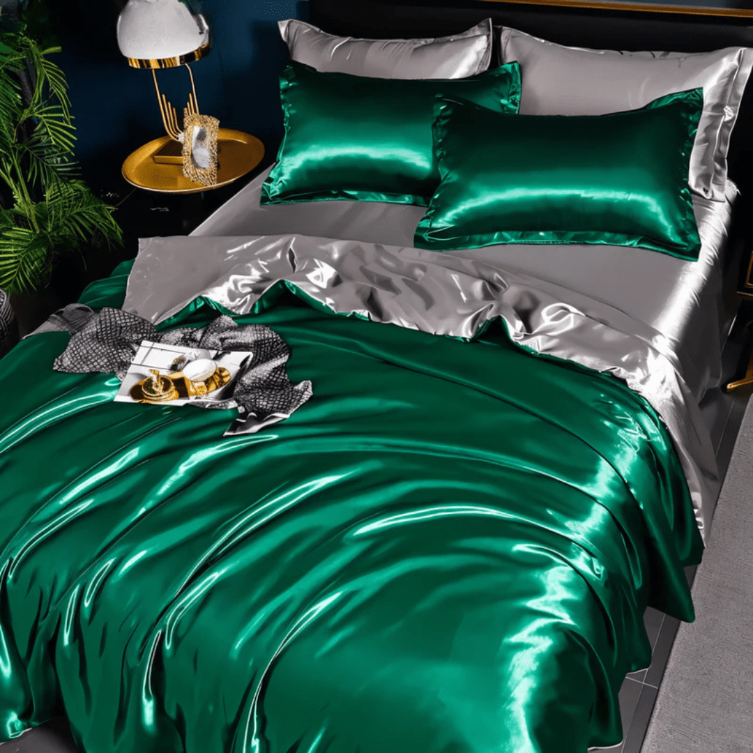 Parure de lit confortable en polyester pour un confort ultime et de beaux rêves.