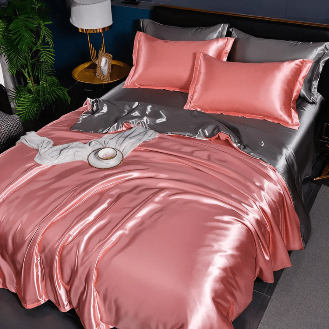 Parure de lit confortable en polyester pour un confort ultime et de beaux rêves.