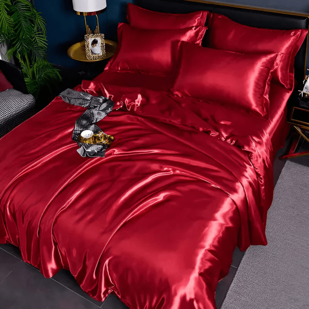 Parure de lit confortable en polyester pour un confort ultime et de beaux rêves.
