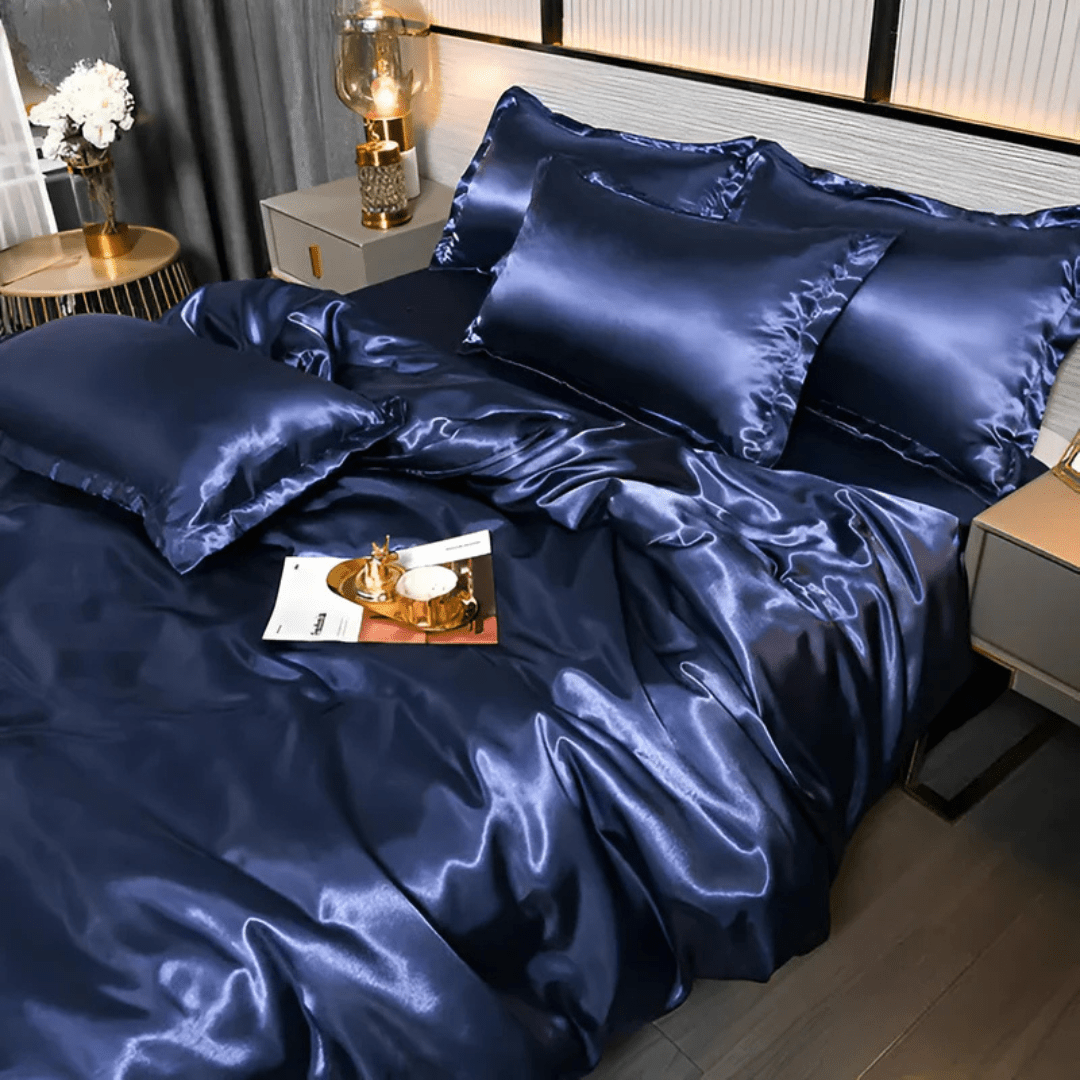 Parure de lit confortable en polyester pour un confort ultime et de beaux rêves.