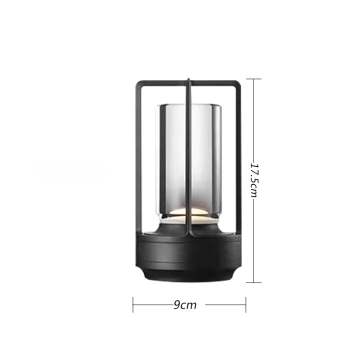Lampe de table sans fil – Lampe de bureau étanche à intensité variable et rechargeable