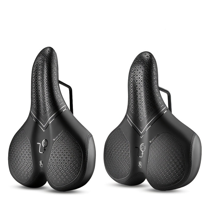 Selle de vélo gonflable avec coussin d'air pour le confort lors de longues sorties