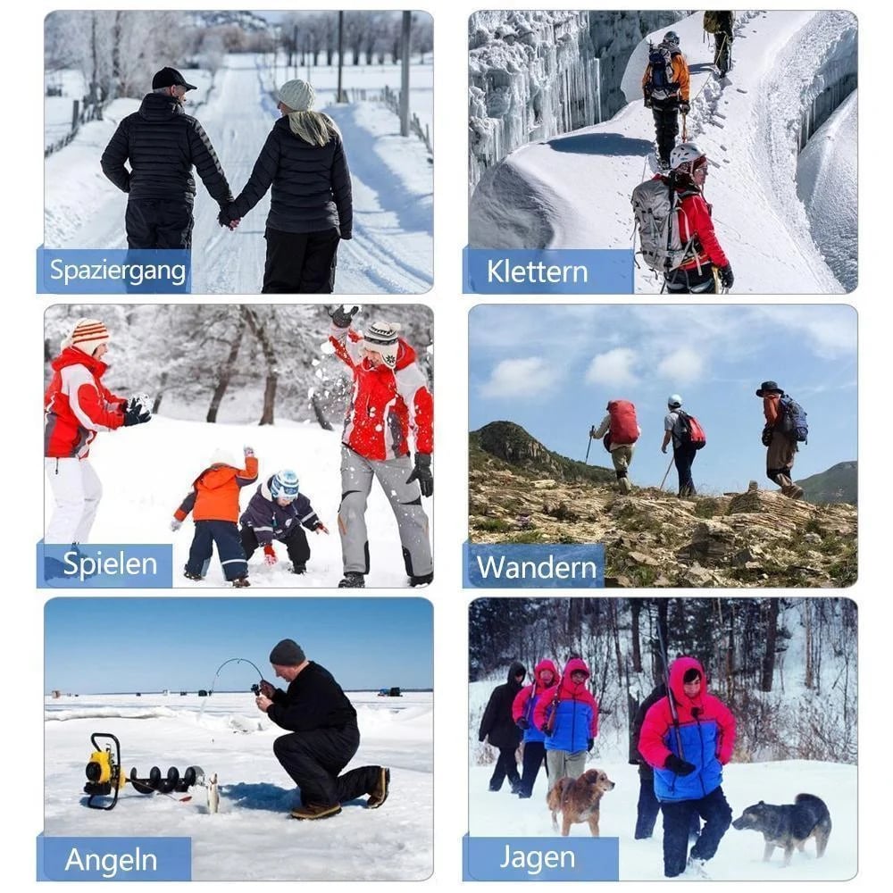 Crampons antidérapants pour marcher en sécurité sur la glace