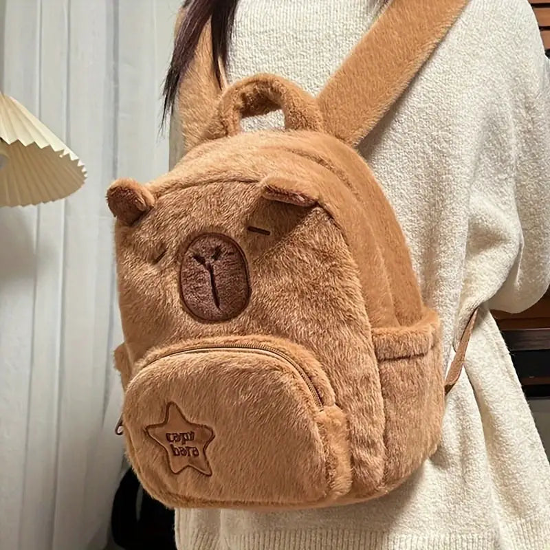 Sac à Dos Enfant Ours en Peluche – Cartable Doux et Mignon pour Maternelle