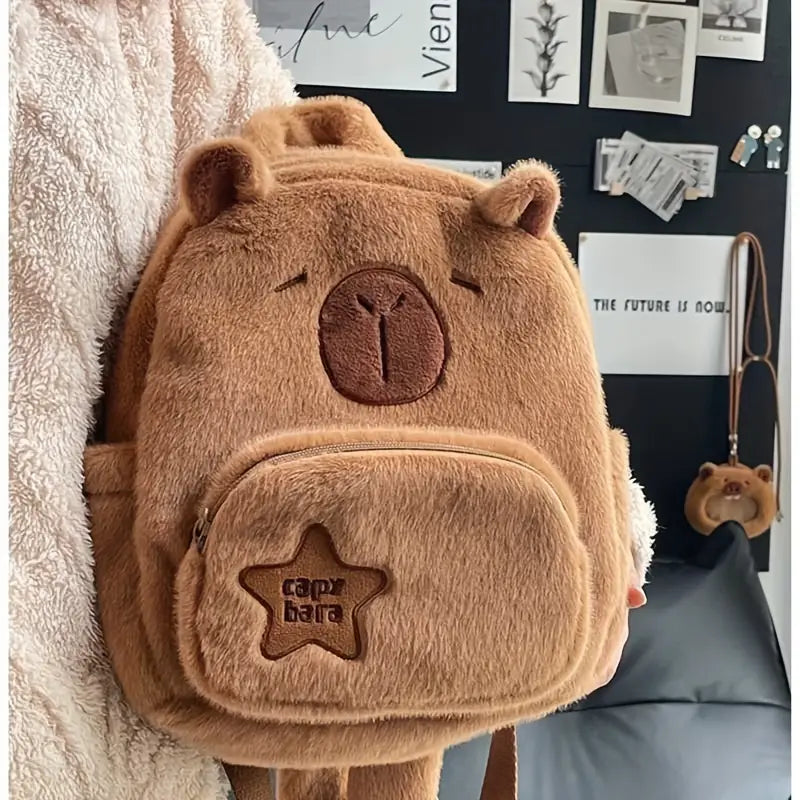 Sac à Dos Enfant Ours en Peluche – Cartable Doux et Mignon pour Maternelle