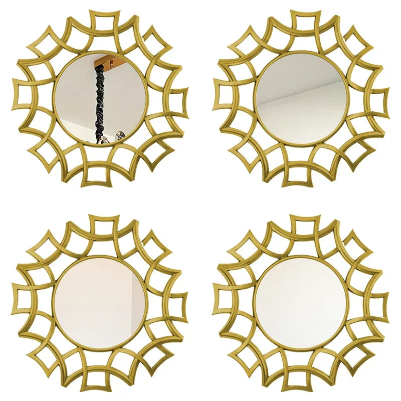 Scanto | Décoration murale luxueuse avec miroir irrégulier pour intérieurs modernes
