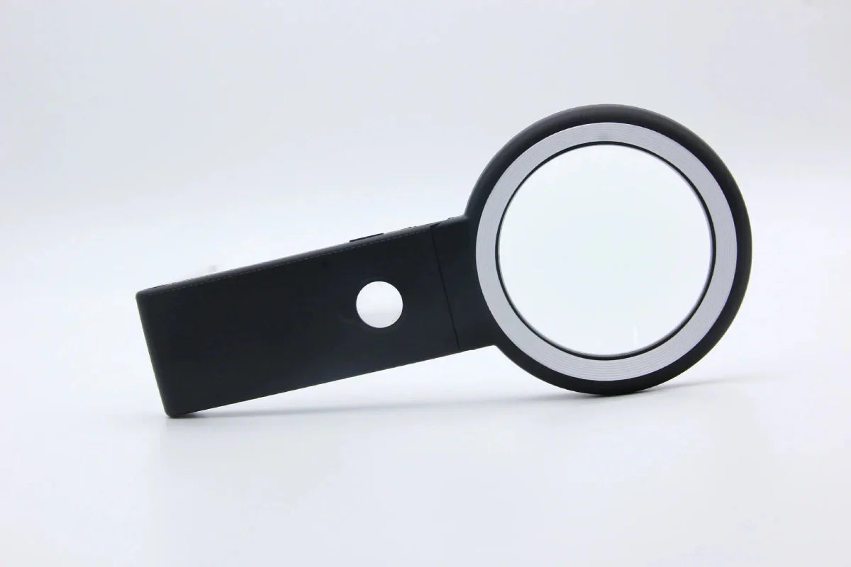Loupe pliable haute puissance avec grossissement 10×/30× et 18 LED