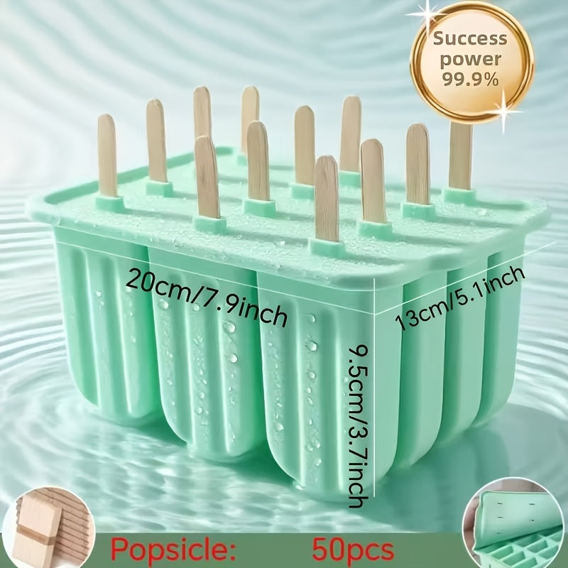 Moule à glaces en silicone pour sucettes glacées maison et collations surgelées