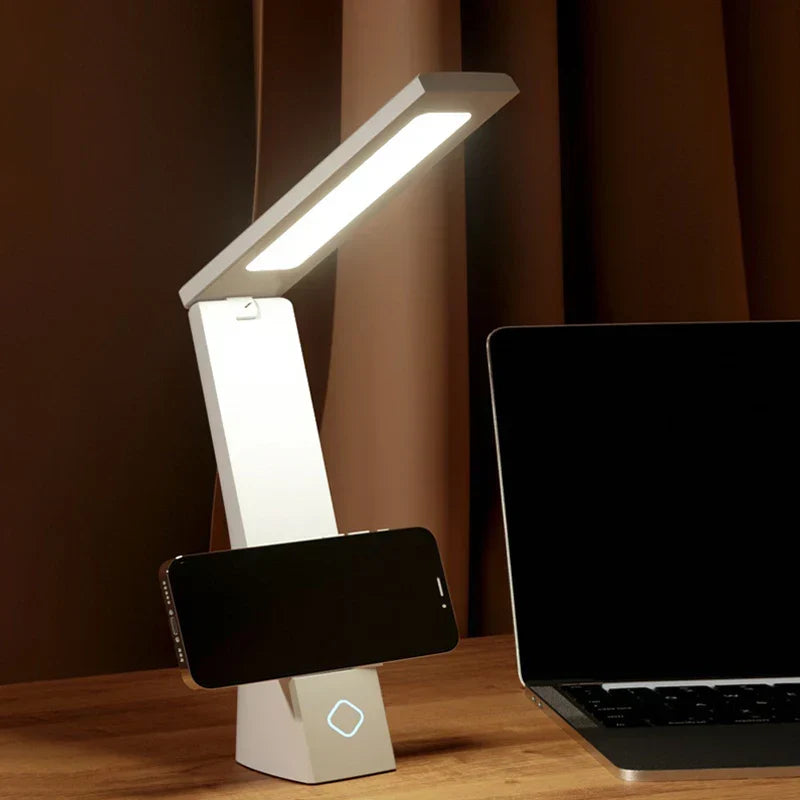 Lampe de bureau LED à intensité variable avec bras flexible – Lampe de bureau USB moderne pour bureau