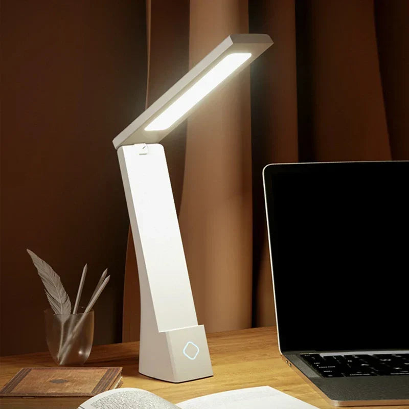 Lampe de bureau LED à intensité variable avec bras flexible – Lampe de bureau USB moderne pour bureau