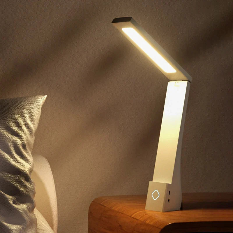 Lampe de bureau LED à intensité variable avec bras flexible – Lampe de bureau USB moderne pour bureau