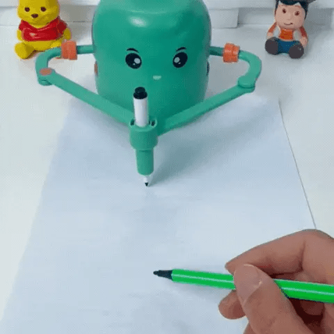 Robot de dessin interactif pour l'apprentissage créatif des enfants