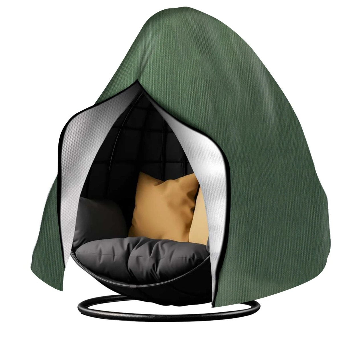Housse pour chaise œuf imperméable et durable – protection UV et coupe-vent, polyester Oxford 210D, 115 × 190 cm ou 230 × 200 cm