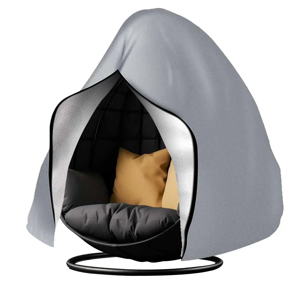Housse pour chaise œuf imperméable et durable – protection UV et coupe-vent, polyester Oxford 210D, 115 × 190 cm ou 230 × 200 cm