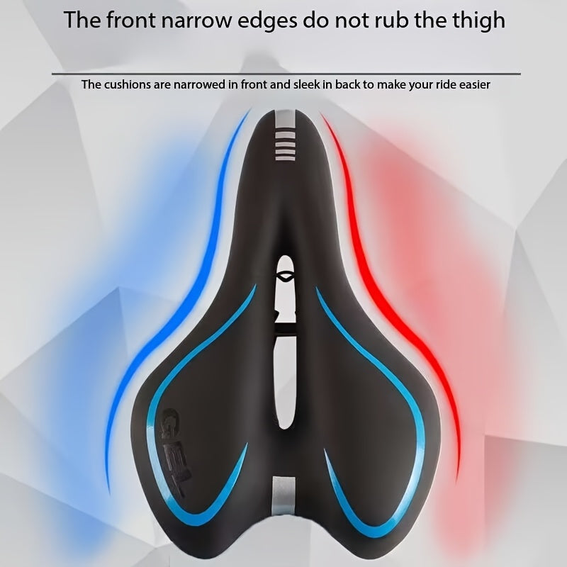 Selle de vélo confortable avec un design ergonomique et respirant