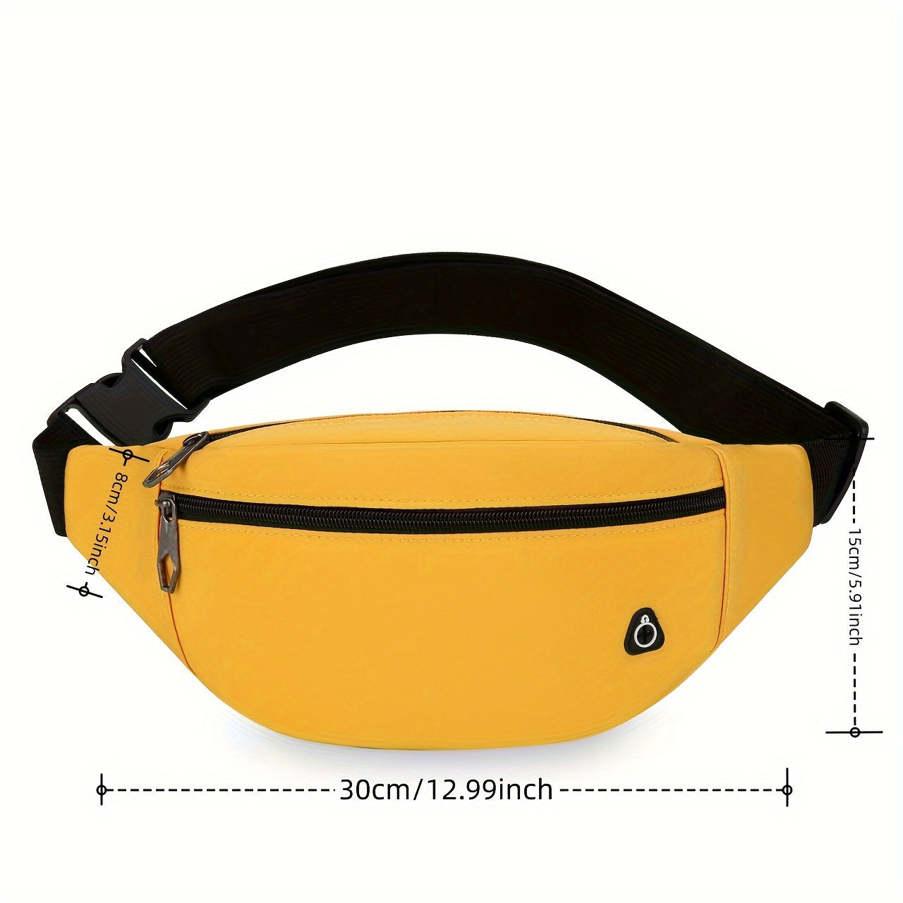 Sac banane sportif pour femmes avec plusieurs poches et sangle réglable