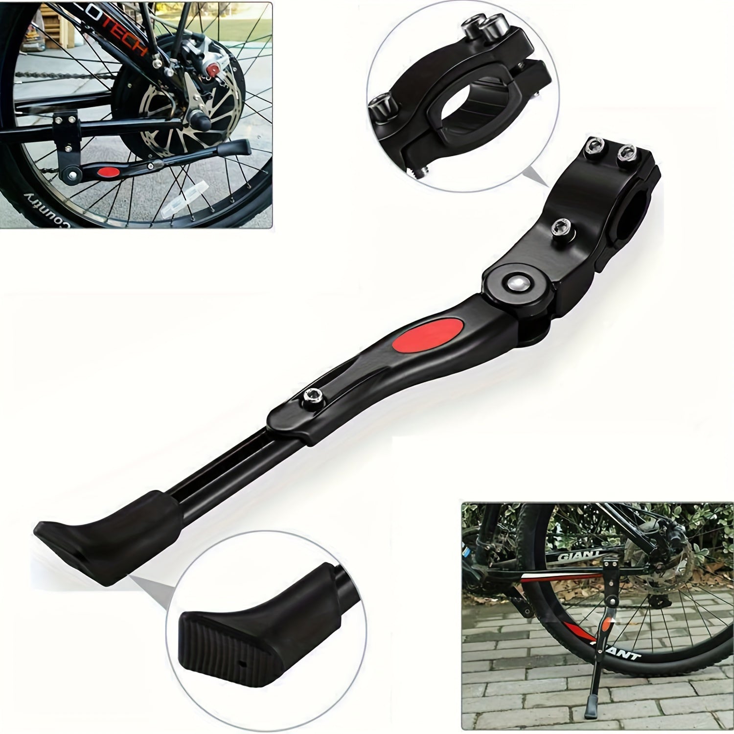 Béquille de Vélo Réglable – Support Latéral Robuste pour un Stationnement Stable