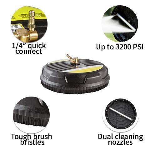 Nettoyeur de surface professionnel pour nettoyeurs haute pression jusqu'à 3200 PSI
