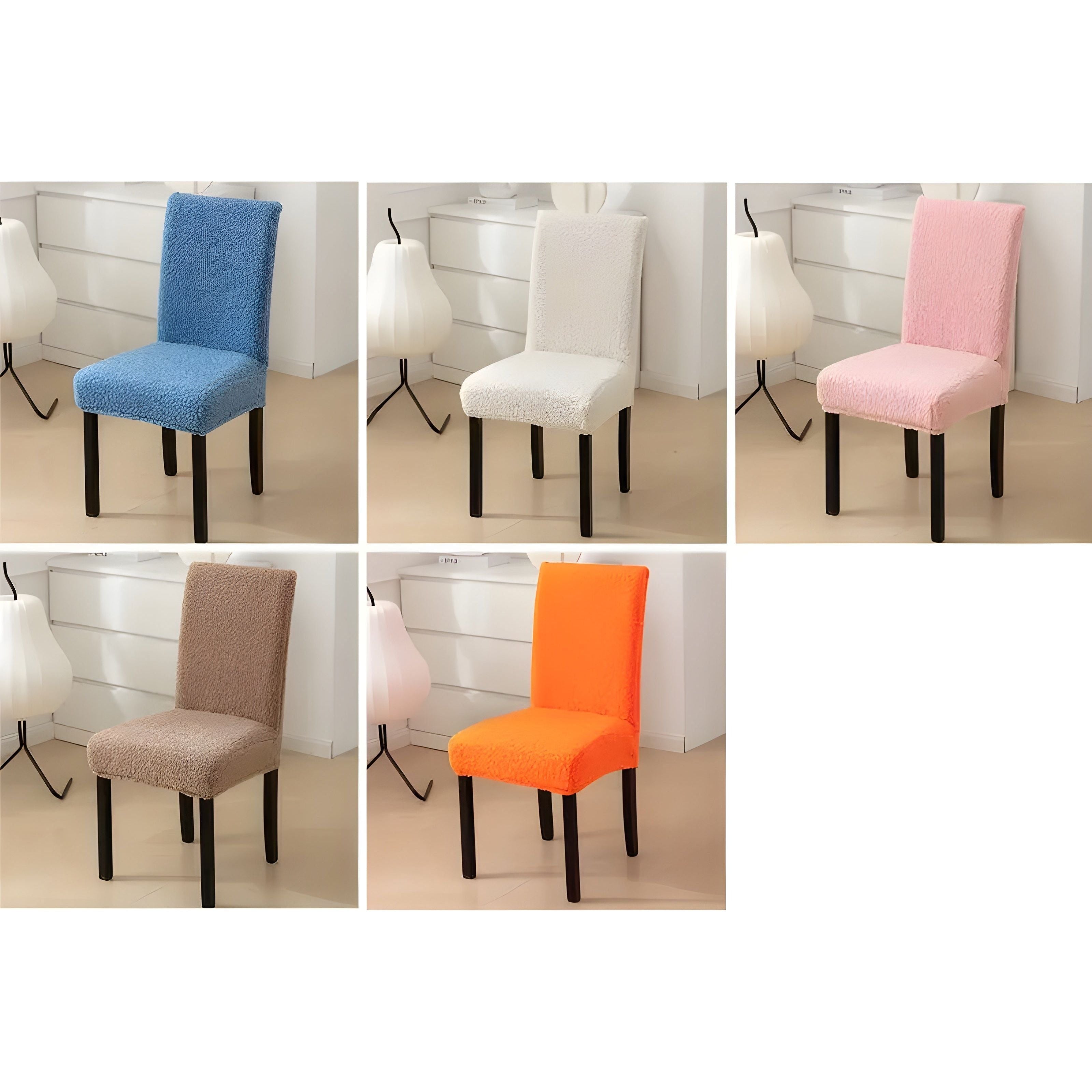 Housse de chaise SherpaFit – Housse de chaise de salle à manger Sherpa élastique et confortable | Élévateur à bol