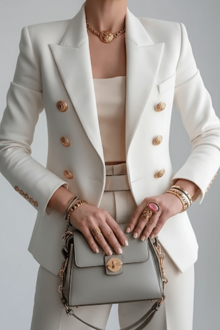Blazer ajusté et élégant pour femme pour un style confiant