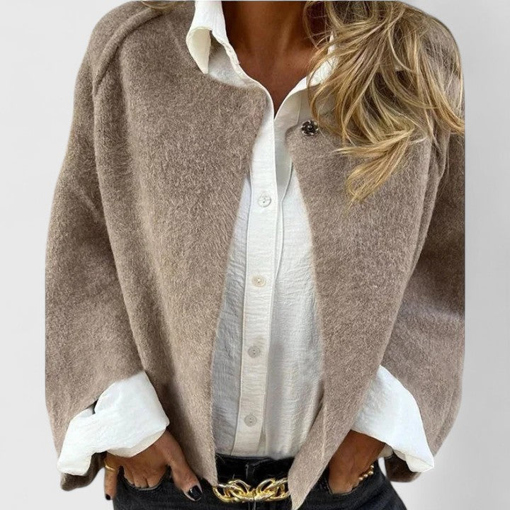 Veste élégante ouverte sur le devant pour femme