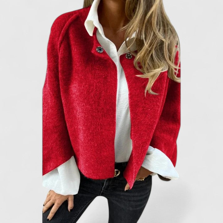 Veste élégante ouverte sur le devant pour femme