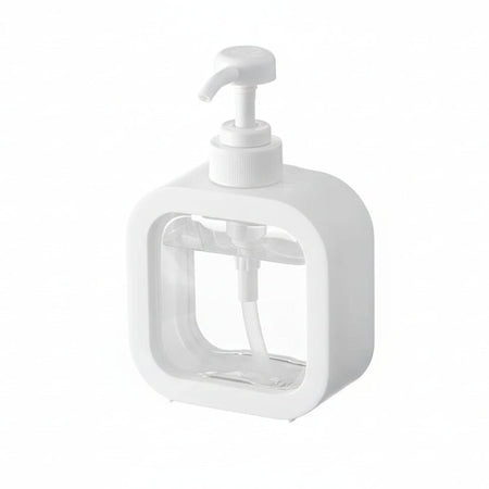 Distributeur de savon minimaliste avec une esthétique nordique épurée
