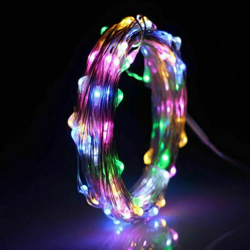Guirlandes lumineuses pour décorations de Noël intérieures et extérieures