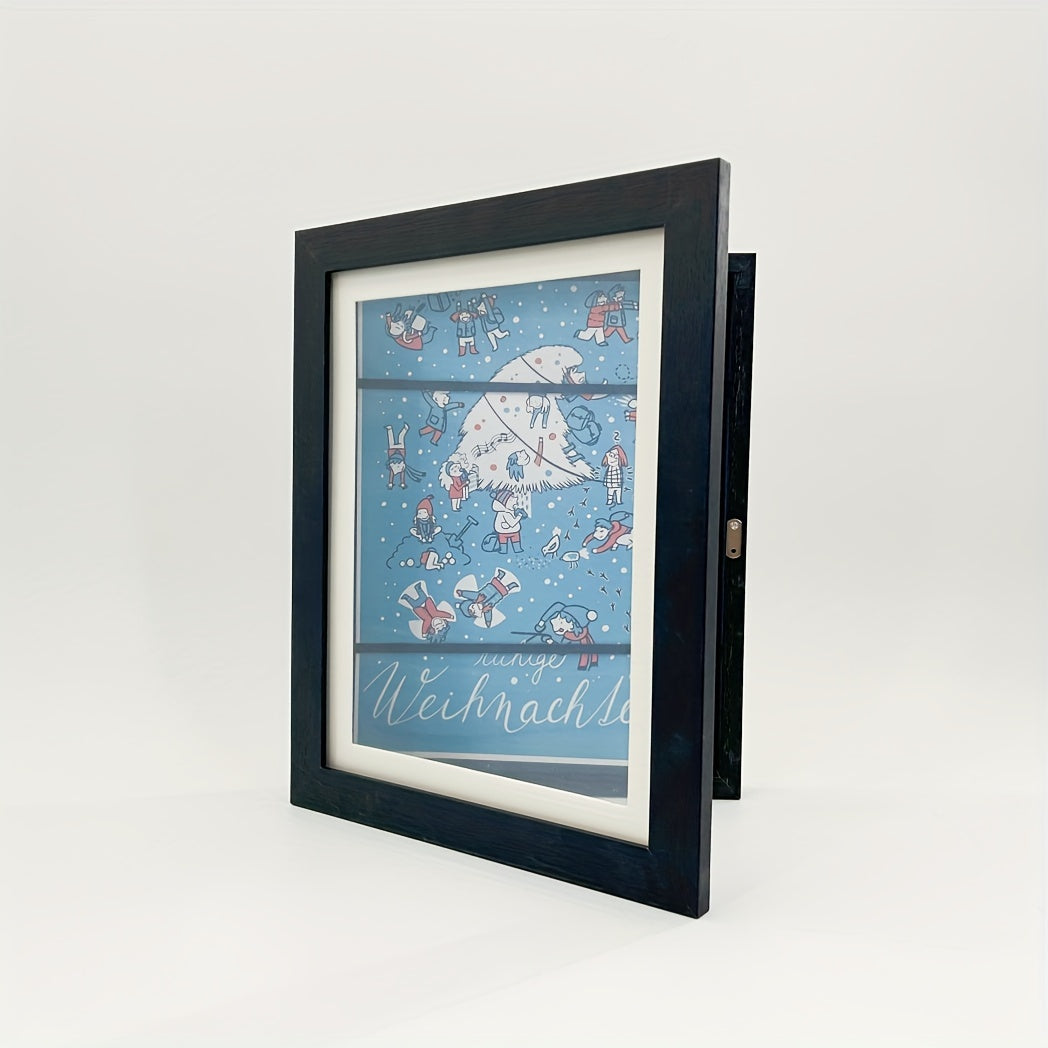 KidArtFrame – Cadre photo pour enfants de dessin animé avec cadre en bois