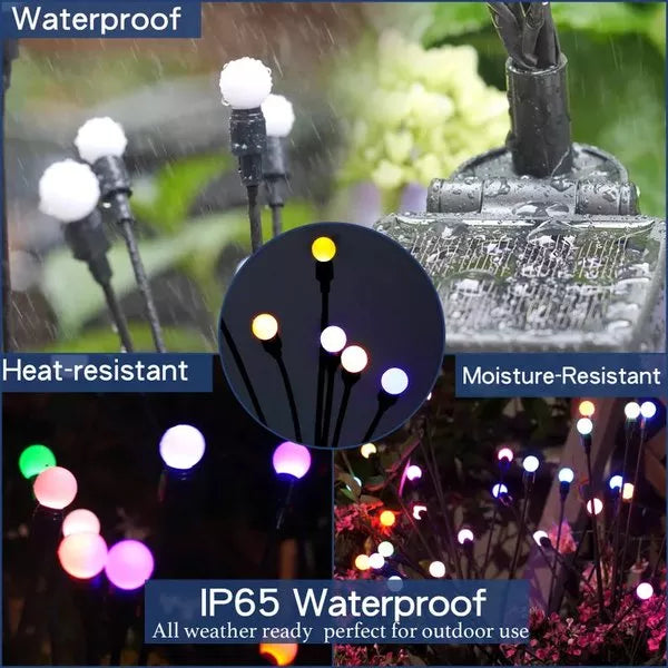 Lampes Solaires de Jardin – Éclairage Starburst Oscillant