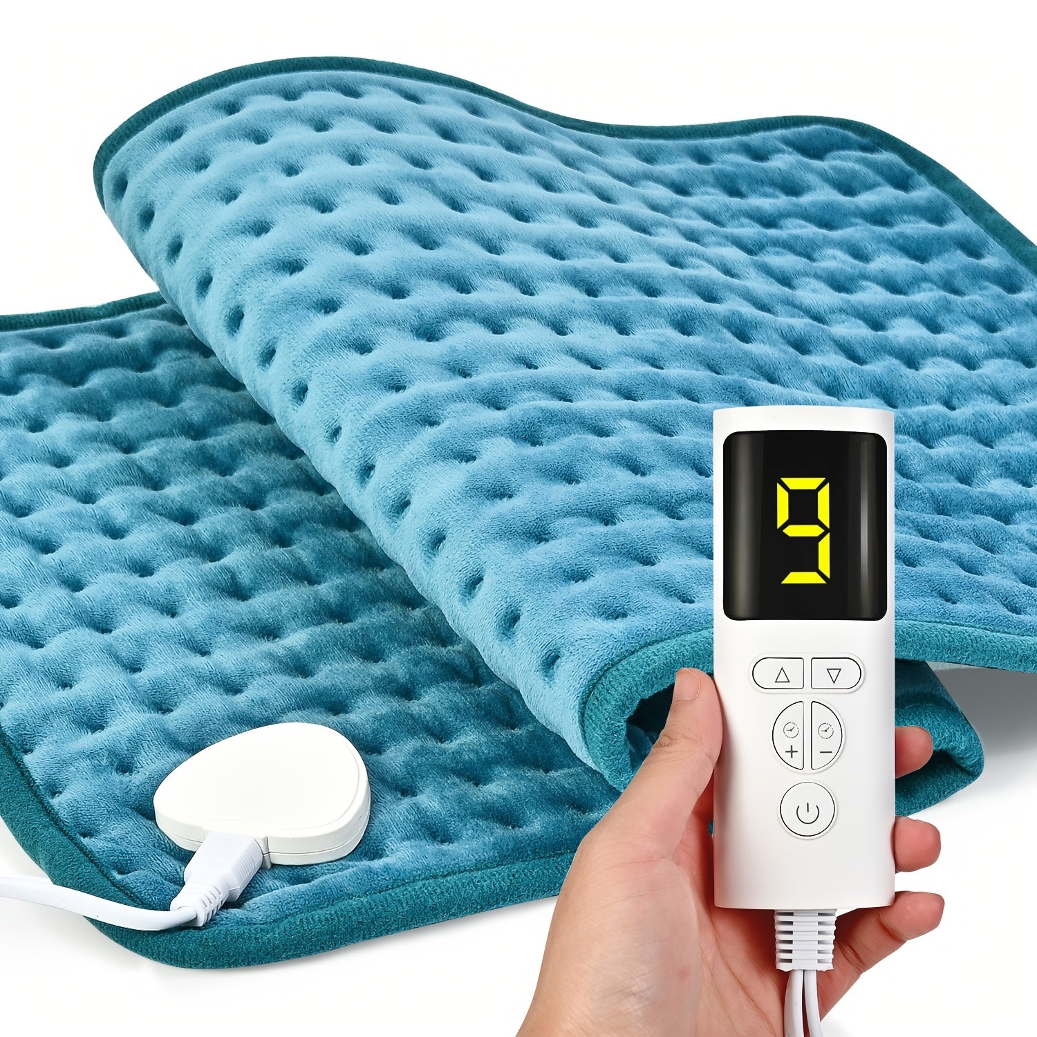Couverture chauffante en flanelle, coussin chauffant, arrêt automatique
