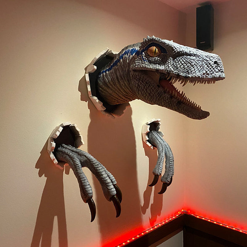 DinoBurst | Décoration murale effet vélociraptor