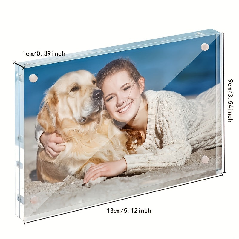 ElegantFrame - Cadre photo horizontal en acrylique pour intérieurs modernes