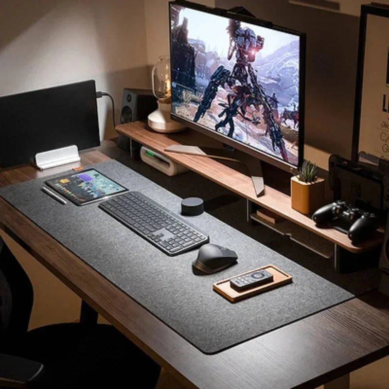 Tapis de Bureau en Feutre de Laine – Confort durable pour bureaux de jeux et de travail