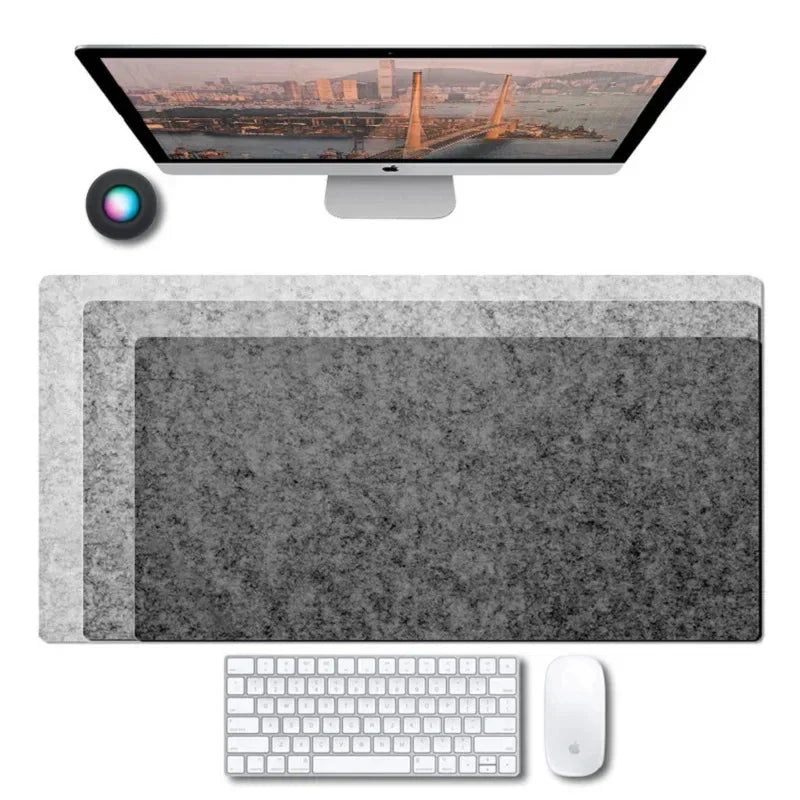 Tapis de Bureau en Feutre de Laine – Confort durable pour bureaux de jeux et de travail