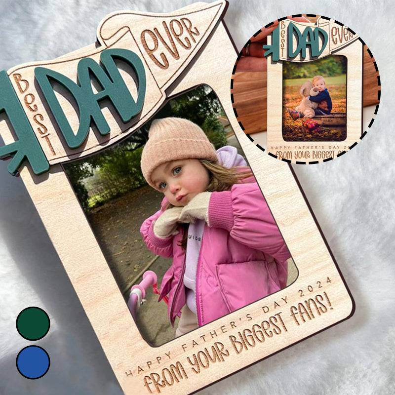 Cadre photo pour réfrigérateur, cadeau de fête des pères