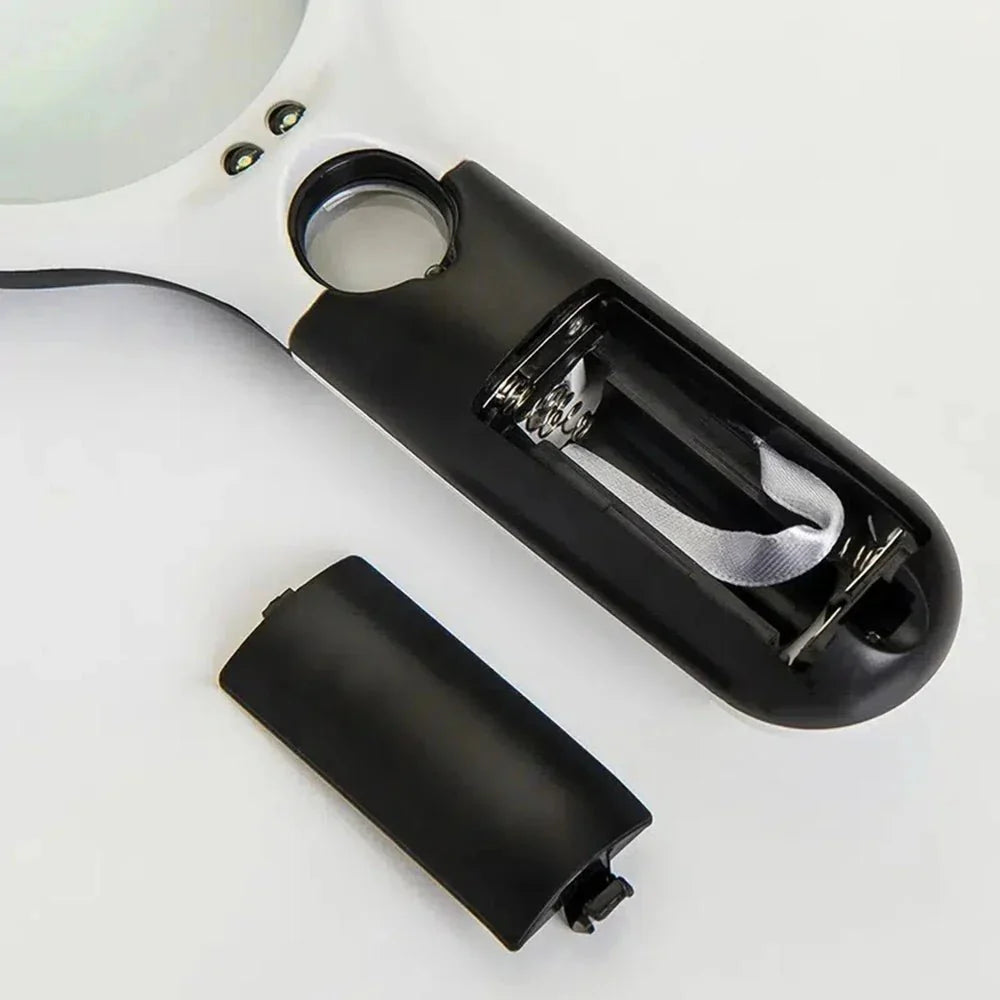 Loupe à main LED 45x pour une vision précise