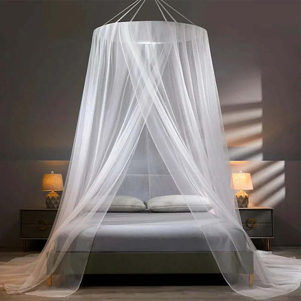 Filet anti-moustiques pliable pour lit et camping