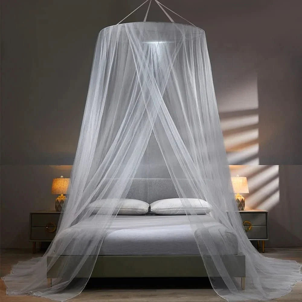 Filet anti-moustiques pliable pour lit et camping
