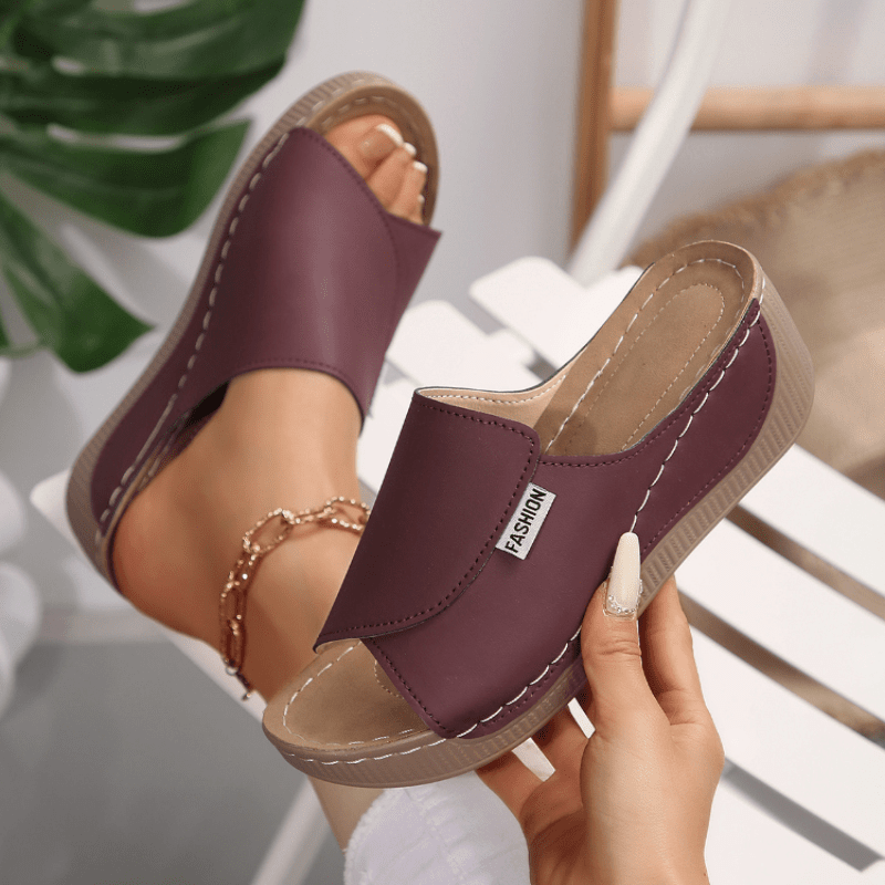 Sandales orthopédiques pour femmes avec sangles ajustables et rembourrage doux