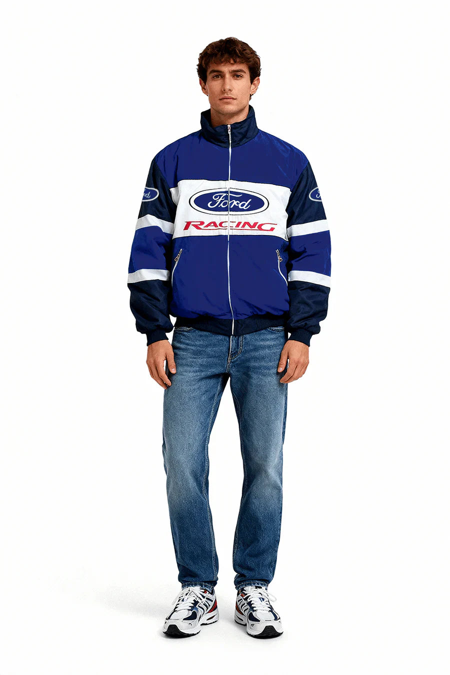 Veste de course Ford Racing Vintage – Unisexe – Rétro