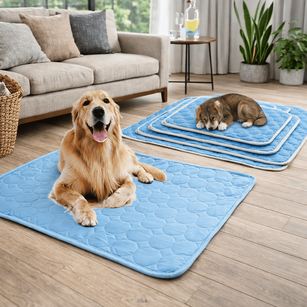 Tapis auto-refroidissant pour animaux de compagnie, confort instantané en été