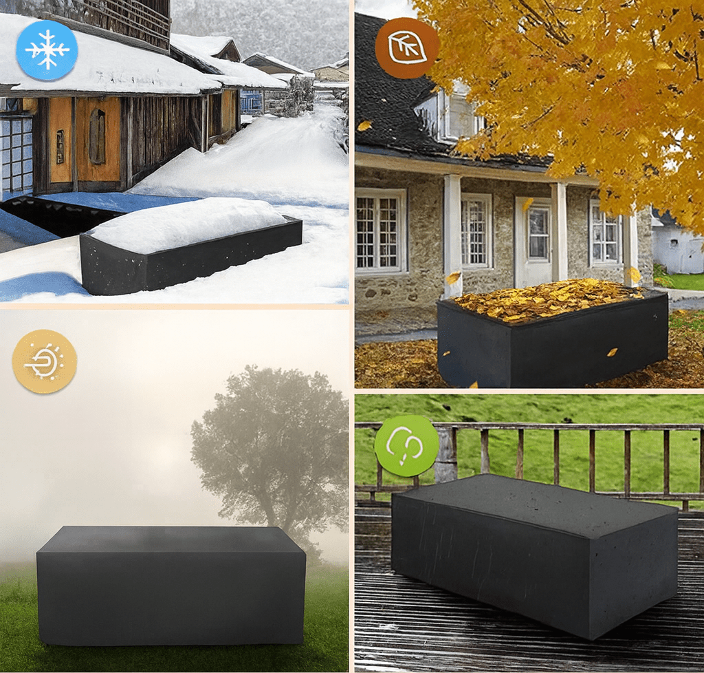 Housse étanche pour mobilier d'extérieur, protection pour toutes les saisons