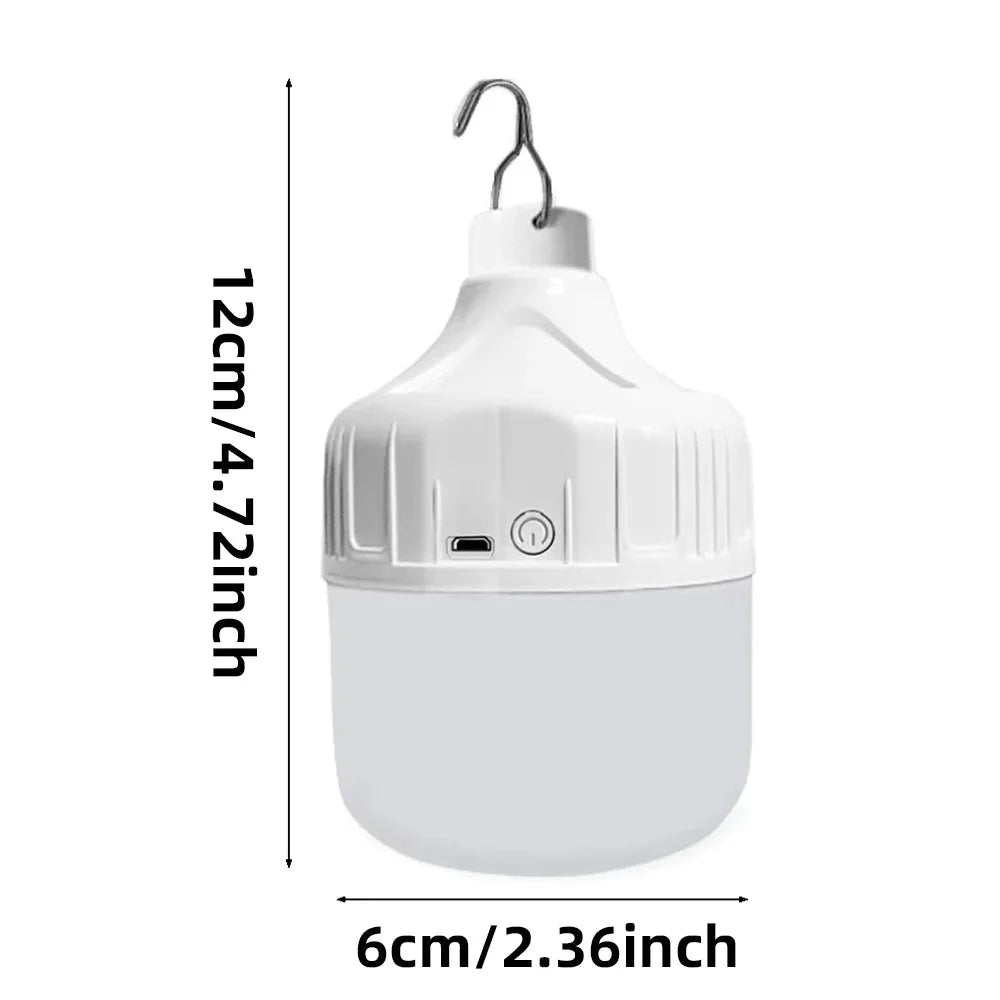 GLOWHUB – Lampe de camping LED USB rechargeable et portable avec 3 modes