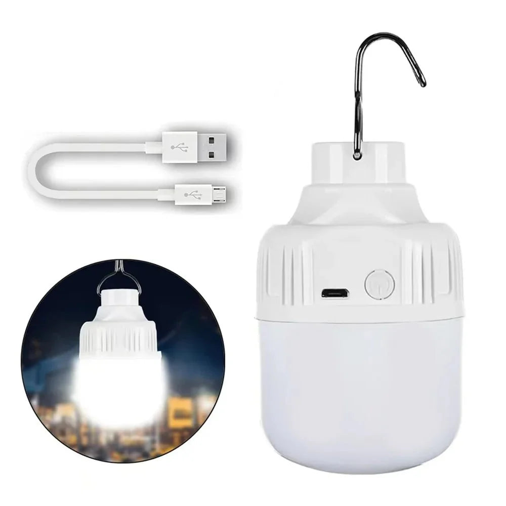 GLOWHUB – Lampe de camping LED USB rechargeable et portable avec 3 modes