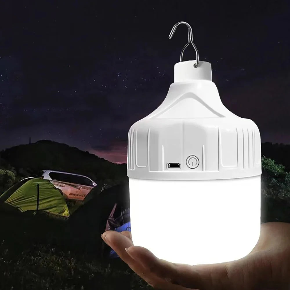 GLOWHUB – Lampe de camping LED USB rechargeable et portable avec 3 modes