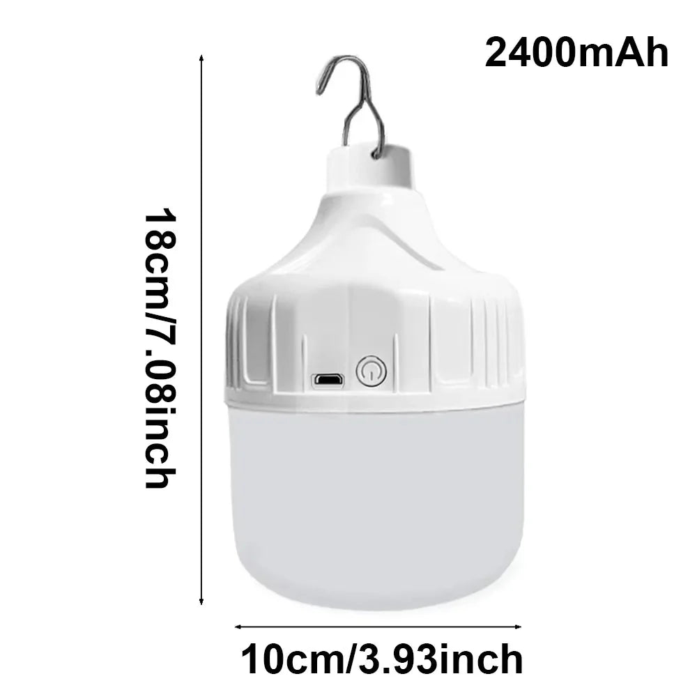 GLOWHUB – Lampe de camping LED USB rechargeable et portable avec 3 modes