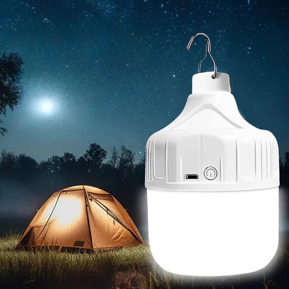 GLOWHUB – Lampe de camping LED USB rechargeable et portable avec 3 modes
