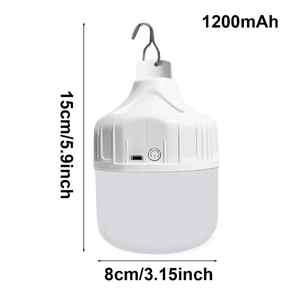 GLOWHUB – Lampe de camping LED USB rechargeable et portable avec 3 modes